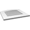 Ekena Millwork Arch Top Surface Mount PVC Gable Vent: Functional, w/ 3-1/2"W x 1"P Standard Frame, 20"W x 20"H GVPAR20X2001SF - alternate 2